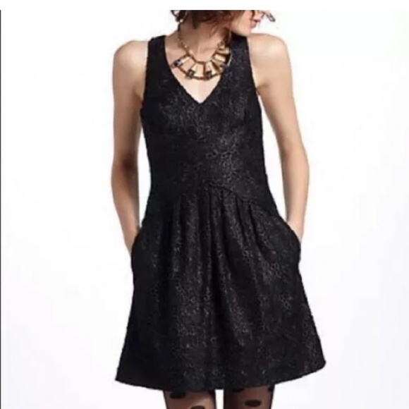 leifsdottir Dresses & Skirts - NWT Anthropologie Lingonberry Lace Dress black 12